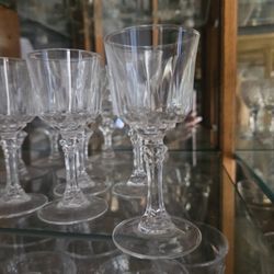 6 Lady Victoria Fine Crystal Stemware France Chantelle Pattern (6 Glasses)  for Sale in Port Charlotte, FL - OfferUp