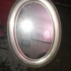 Vintage Silver Mirror.