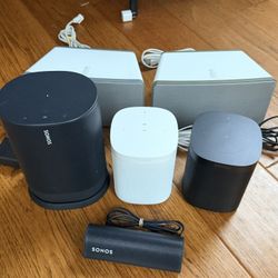 Sonos Speaker Bundle – Move + Play:3 + Sonos One + Roam (6 Total)