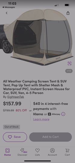 SUV Tent