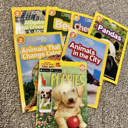 Level 2 Kids Books- National Geographic and Animals
