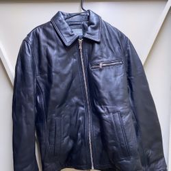 Michael kors james top dean leather jacket