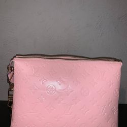 Louis Vuitton Pink Cosmetic Bag