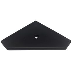 Floor And Decor SQUARE EDGE BLACK MATTE CORNER SHELF