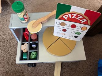 Melissa & Doug Wooden Pizza Play Set