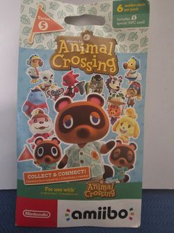 Nintendo Animal Crossing Series 5 amiibo card pack