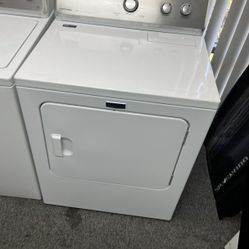 COLOR WHITE MAYTAG DRYER