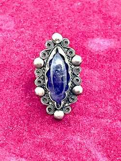 Sterling Mexico Amethyst Ring 