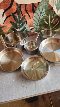 Calphalon Stainless Steel 10-Piece Triply Cookware Set