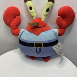 Spongebob Squarepants 9 Inch Mr. Krabs Stuffed Plush Toy Character