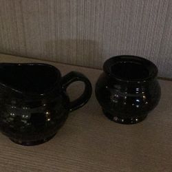 Longaberger Sugar And Cream Set 