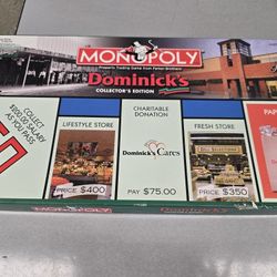 MONOPOLY DOMINICKS GROCERY STORE GAME 