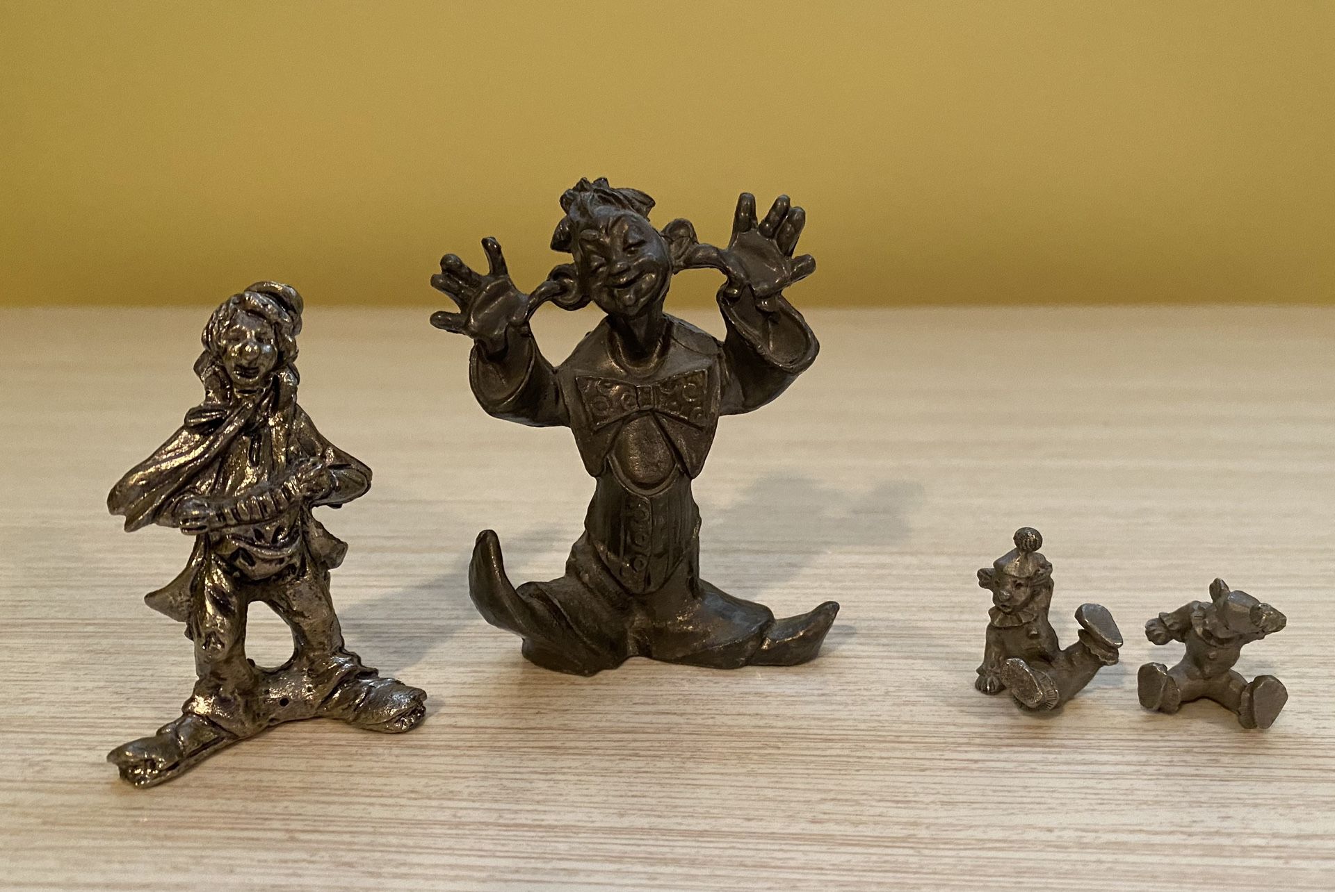 Vintage Set of Clown Figures