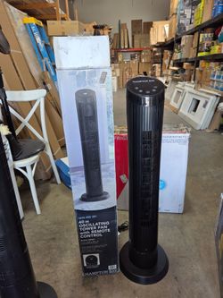 Hampton Bay 40 in. Oscillating Tower Fan with Remote Control