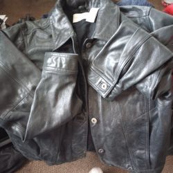 Liz Clairborne Leather Jacket Size L