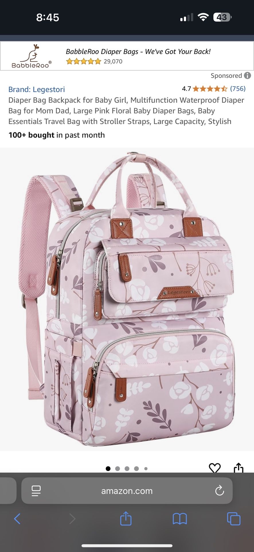 Diaper Backpack