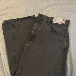 Dark wash Uniqlo Long Denim Skirt Size 12