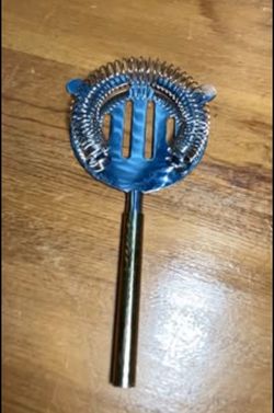 Cocktail Strainer With Gold Handle