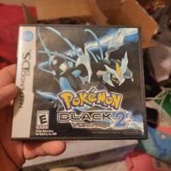 Pokemon Black 2 Box And Manual Only