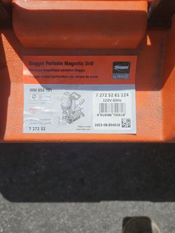 Magnetic drill frame drill