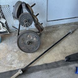 Olympic Bar And Weights 