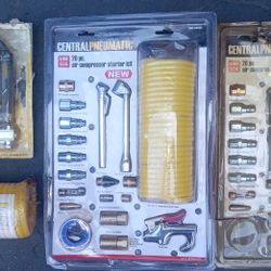 Lot Of Pneumatic Air Tool Accessories 
