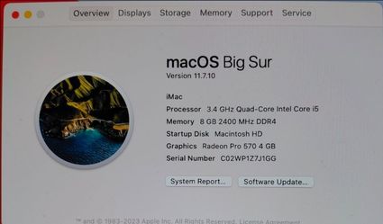 Computer i Mac macOS Big Sur