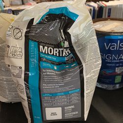 2 -10 Pound Bags Of Grout, 1 -10 Pound Bag Of Mortar , & 2 -10 Pound Bags Of Universal Skimcoat & Patch
