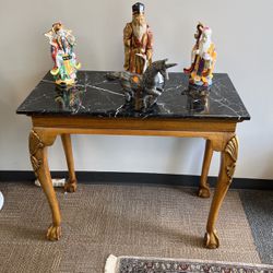 Beautiful Granite  And Wood Table