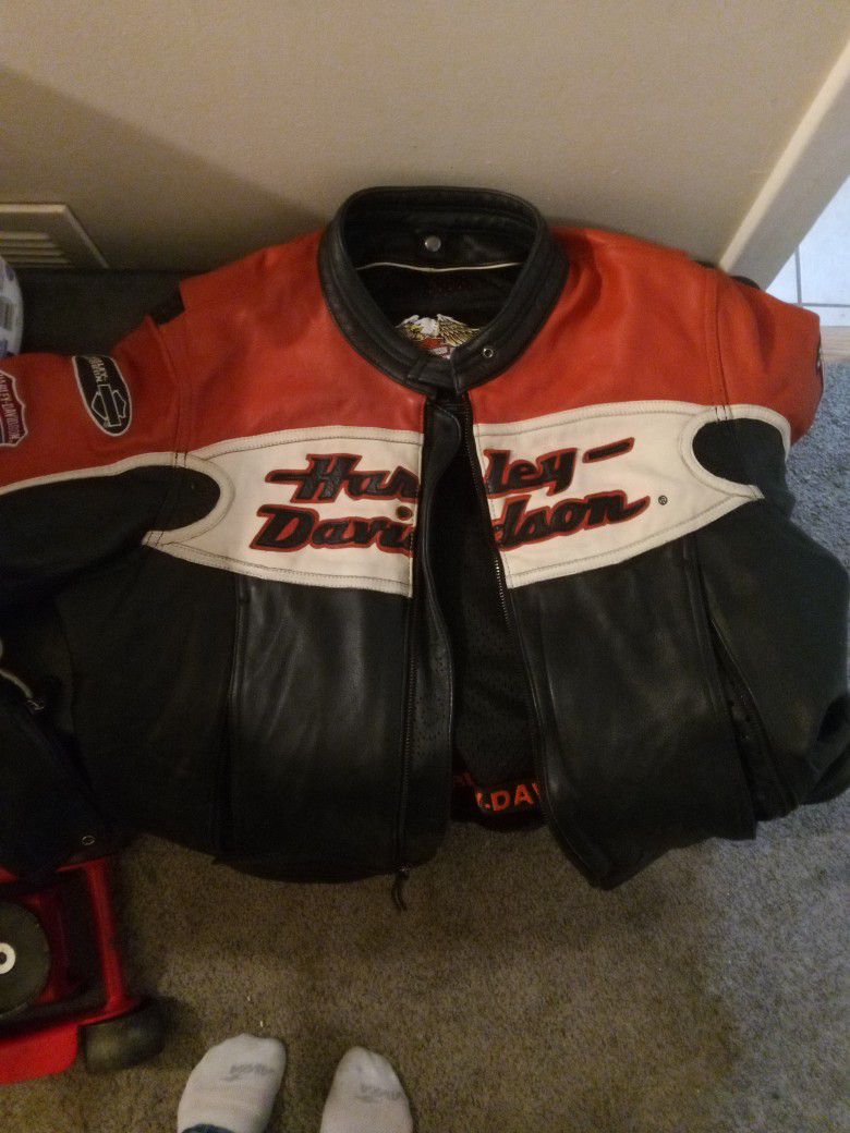 Women's Harley Davidson Genuine Leather Jacket 