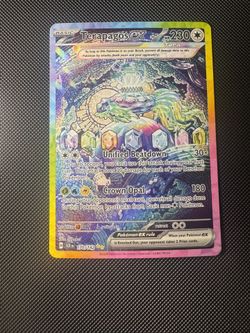 Terapagos ex 170/142 Stellar Crown Special Illustration Rare Pokemon Card
