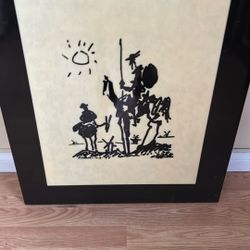 Wood Frame Don Quixote