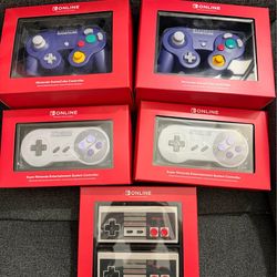 Nintendo switch online controllers nes snes GameCube