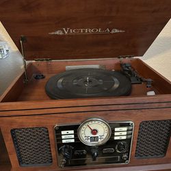 6 in 1 Record Player With Bluetooth  Nostalgic Record Player – Victrola