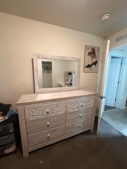 White dresser
