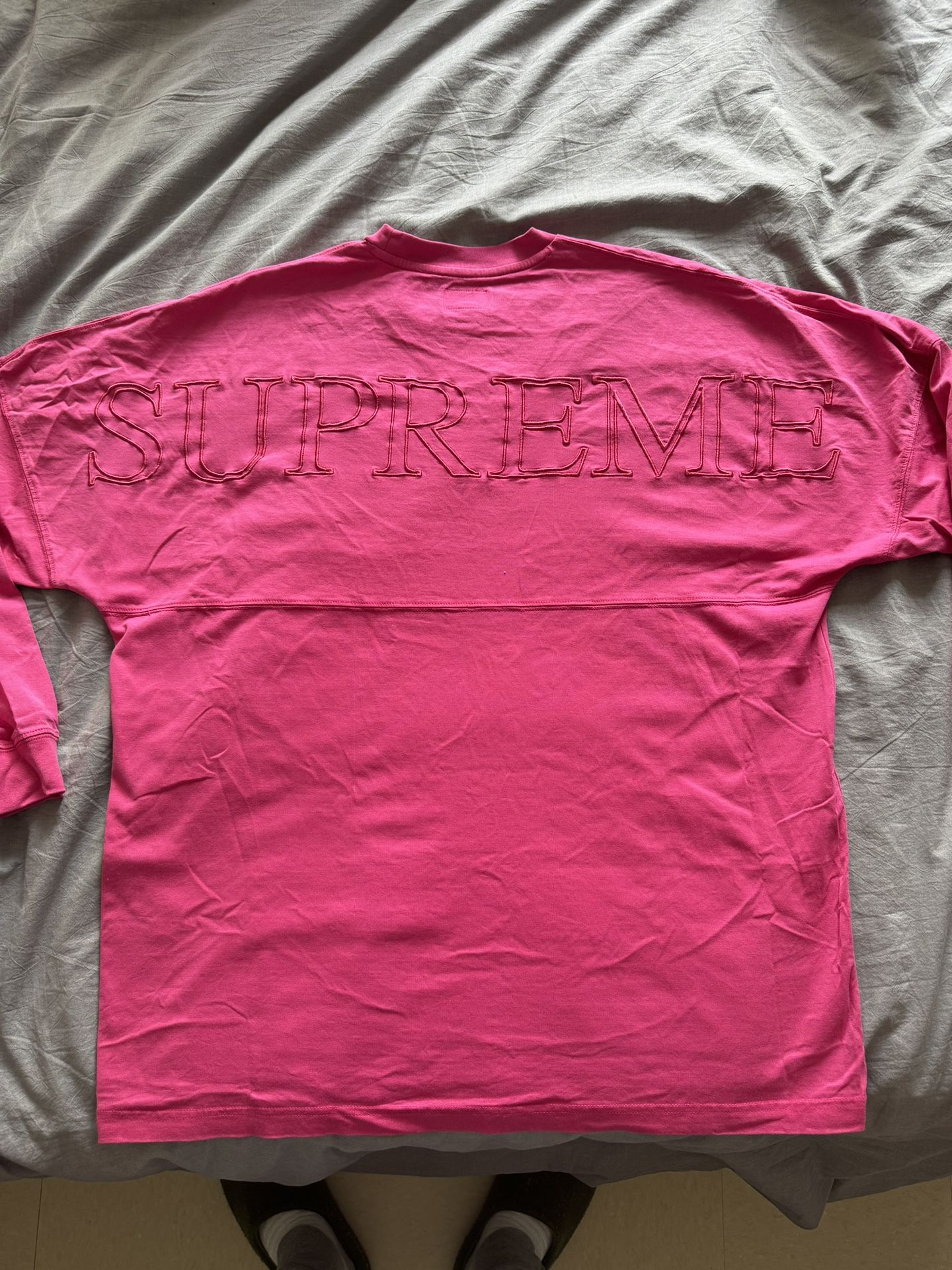 Supreme Overdyed Long Sleeve Shirt SS20 Relaxed Fit 
