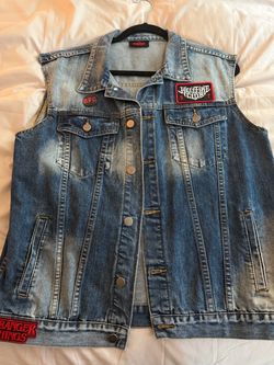 Stranger Things Hellfire Club Denim Vest