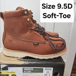 Red Wings Irish Setter Soft Toe Boots Size 9.5