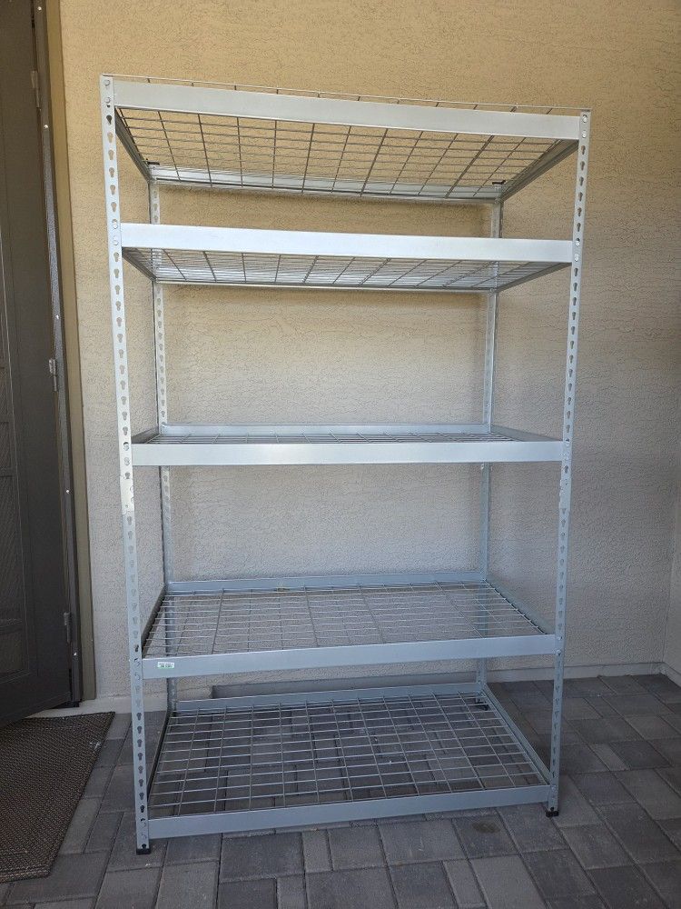 Sturdy 5 layer metal shelving unit