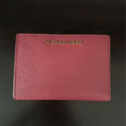 Maroon Michael Kors‘S Wallet