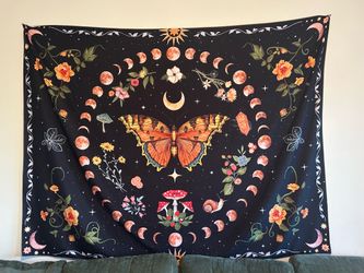 Butterfly Tapestry 60'' × 80”