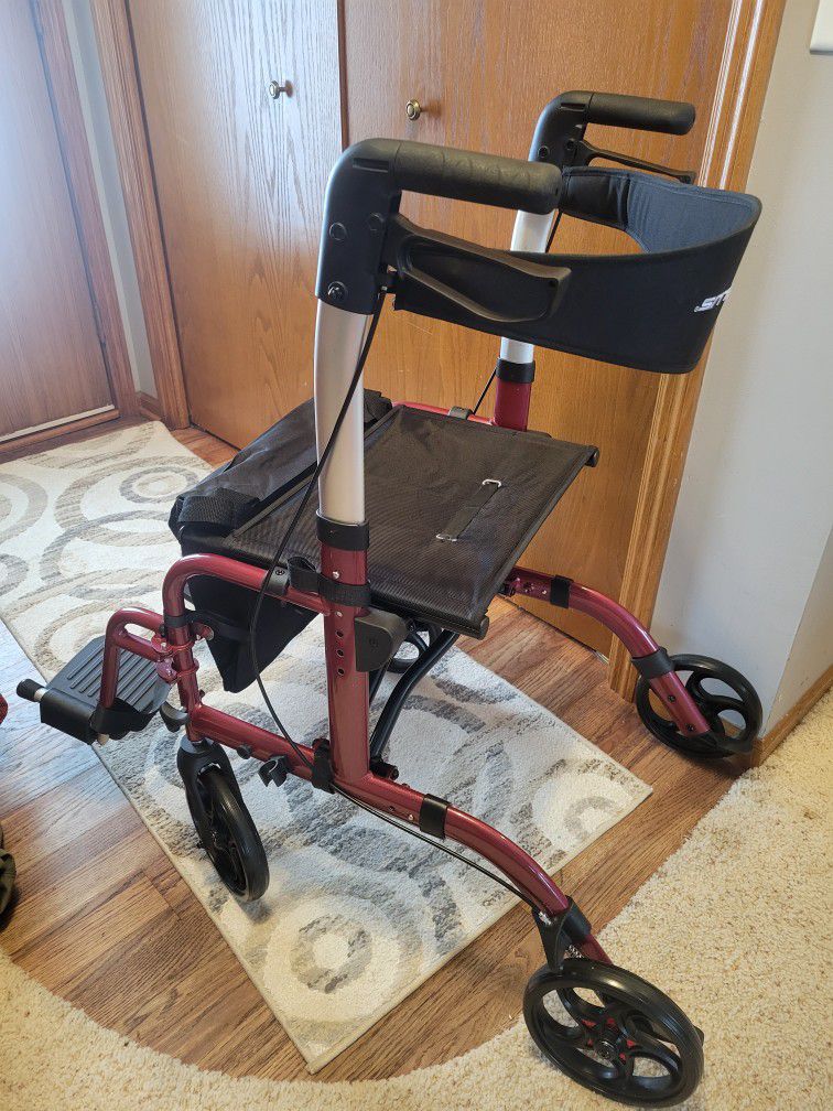 Walker/wheelchair combo