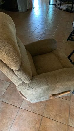 Tan Fabric Recliner Chair/ Lazyboy 100%