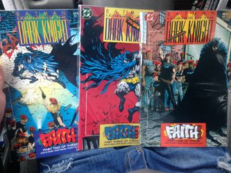 All three Dark Knights: Faiths ( still in packaging )