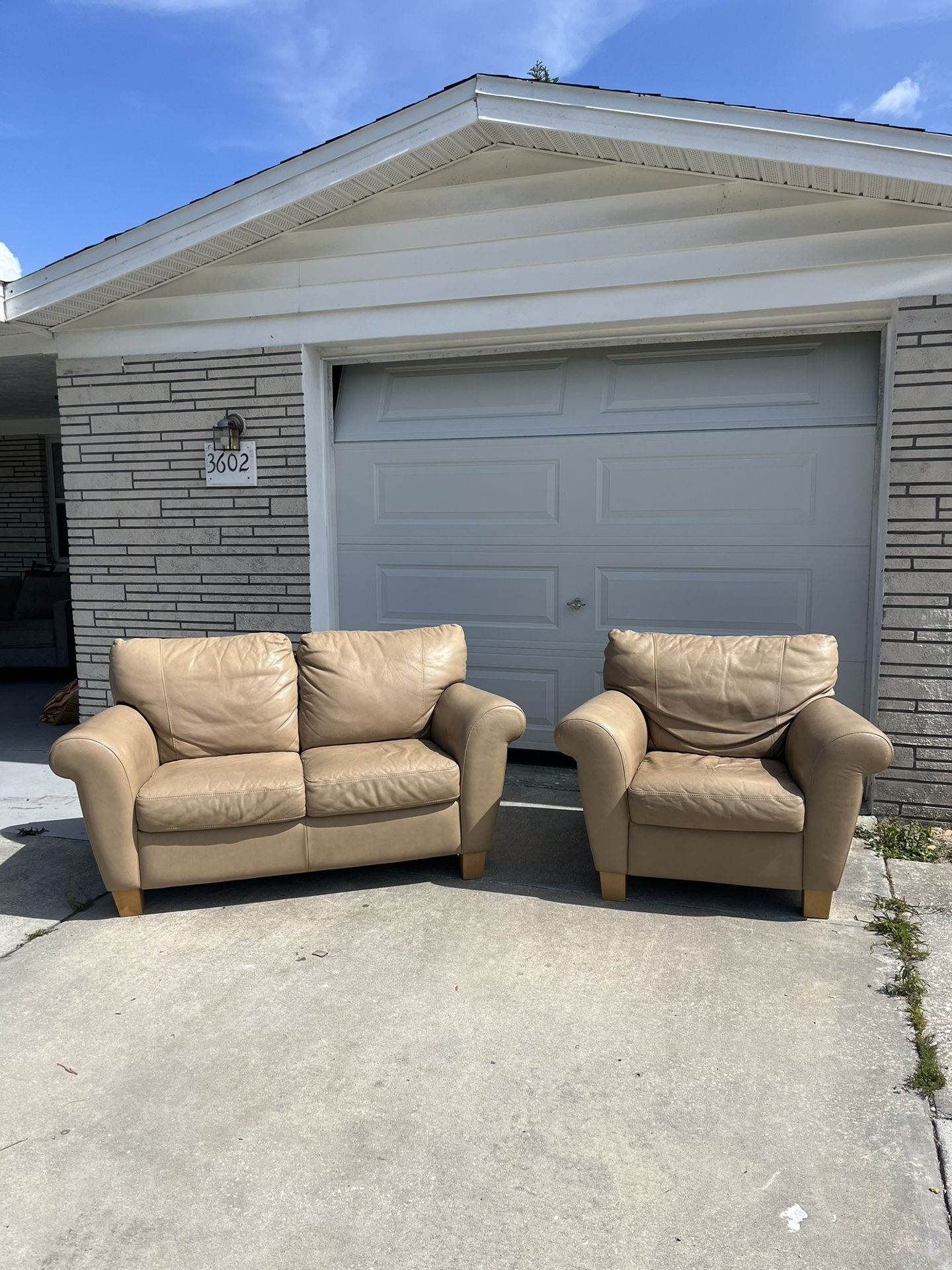 NATTUZZI LOVE SEAT/CHAIR ( FREE DELIVERY)