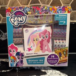 My Little Pony 1000 sticker kit new in the box