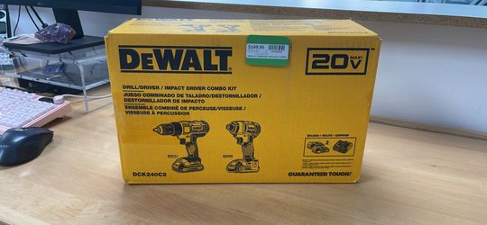 DeWalt 20V Drill/Driver Impact Driver Combo Kit
