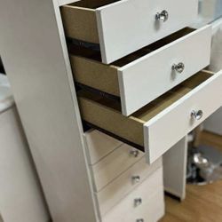 Paulina 8 Drawer White 