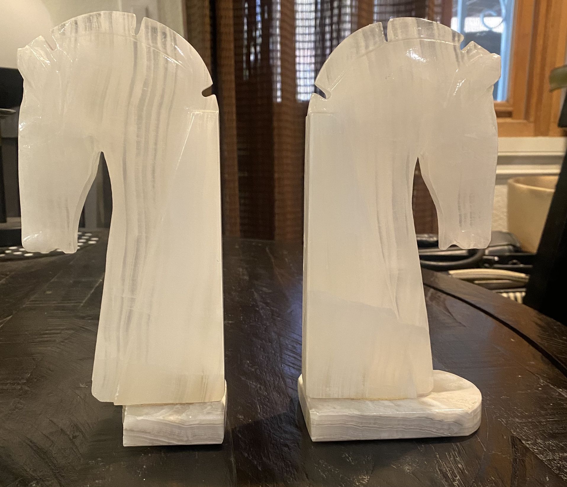 Vintage Mid Century Horse Head Bookends