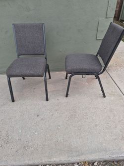 Gray chairs